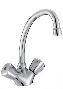 PREMIER dual controlled sink mixer DN10 with swivel spout