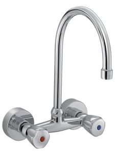 PREMIER Dual controlled sink mixer DN 15 with swivel U spout