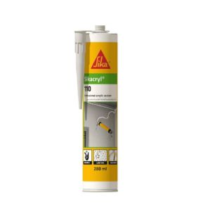 SIKAFLEX 110W Acrylic Silicone Sealant White 110
