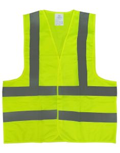 SAFETY VEST HI-VISIBILTY TAPE WITH 120 GSM