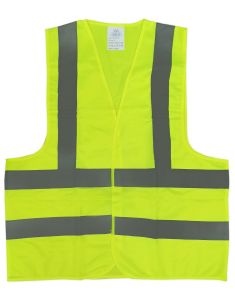 SAFETY VEST HI-VISIBILTY TAPE WITH 100 GSM