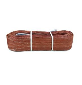 VAULTEX DEM 2 Ply Polyester Webbing Sling Brown (8M, 7:1)