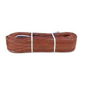 VAULTEX PUL 2 Ply Polyester Webbing Sling Brown (6M, 7:1)