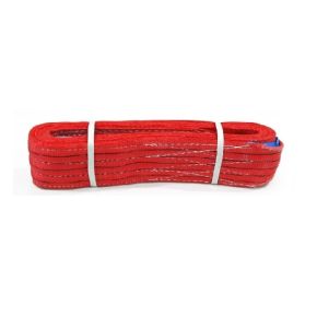 VAULTEX NKE3 2 Ply Polyester Webbing Sling Red (6M, 7:1)