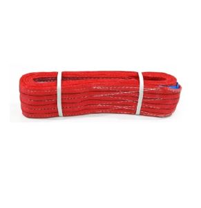 VAULTEX FIR 2 Ply Polyester Webbing Sling Red (4M, 7:1)