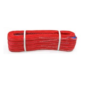 VAULTEX FIR3 2 Ply Polyester Webbing Sling Red (4M, 7:1)