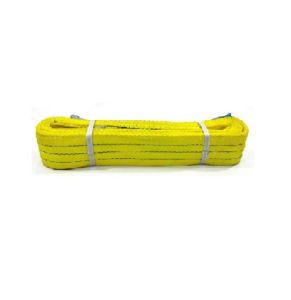 VAULTEX VAC 2 Ply Polyester Webbing Sling Yellow (6M, 7:1)