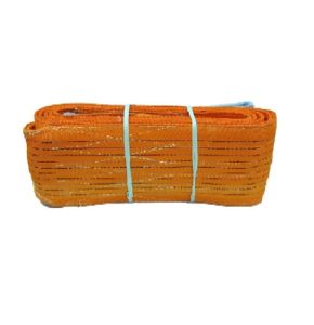 VAULTEX FEN 2 Ply Polyester Webbing Sling Orange (6M, 7:1)