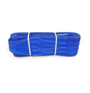 VAULTEX BLE3 2 Ply Polyester Webbing Sling Blue (8M, 7:1)