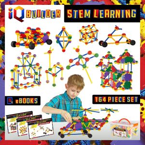 IQ BUILDER | STEM Learning Toys | Creative Construction Engineering | Fun Educational Building Toy Set