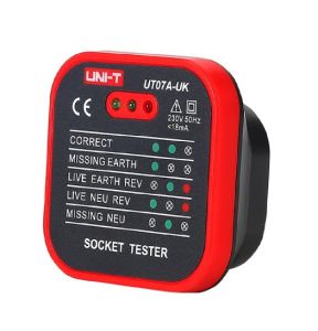 UNI-T UT07A-UK Socket Tester W/ Uk Plug